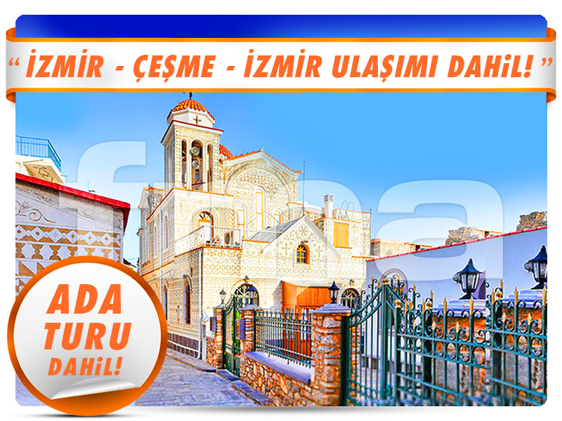 İzmir Çıkışlı Günübirlik GÜNEY SAKIZ ADASI TURU