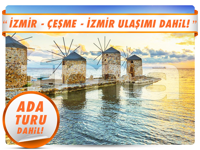 İzmir Çıkışlı Günübirlik KUZEY SAKIZ ADASI TURU